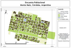 Figura 3 Encuesta Poblacional Monte Maíz